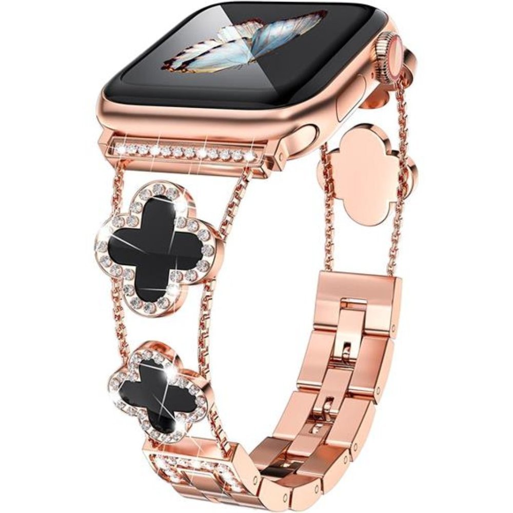 Diamond Glitter Luxury Rose Gold Apple Watch Band